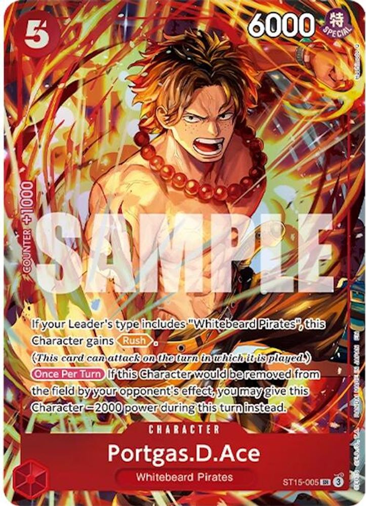 Portgas.D.Ace One Piece TCG Card