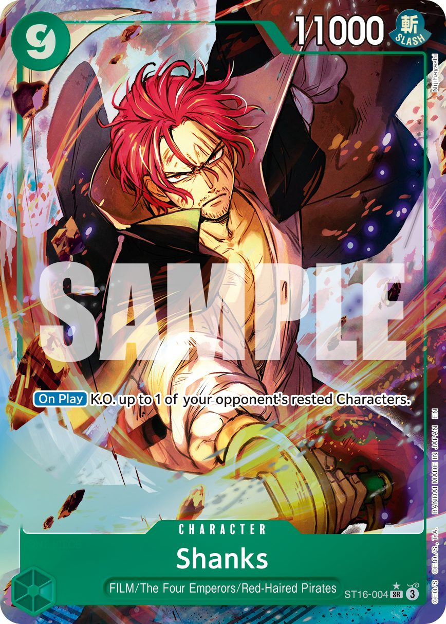Shanks One Piece TCG Card