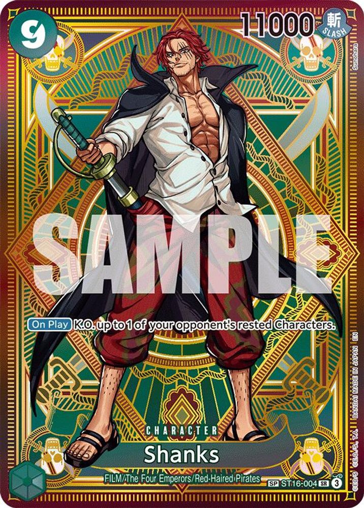 Shanks One Piece TCG Card