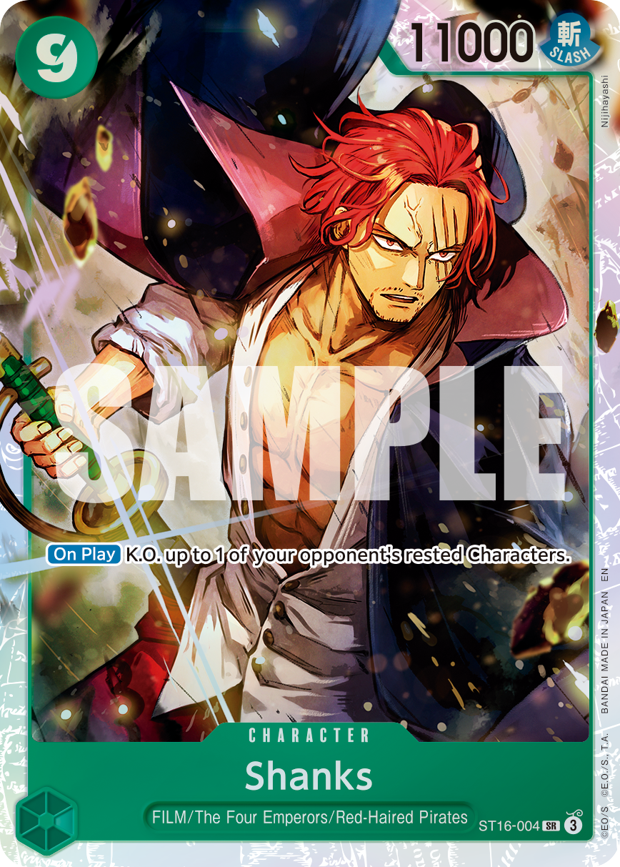 Shanks One Piece TCG Card