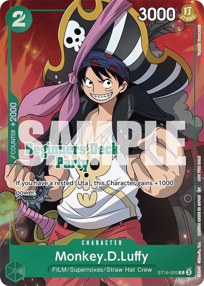 Monkey.D.Luffy One Piece TCG Card