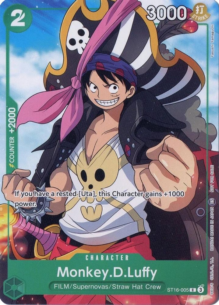 Monkey.D.Luffy One Piece TCG Card
