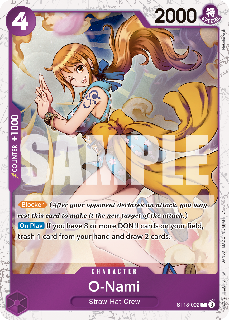 O-Nami One Piece TCG Card