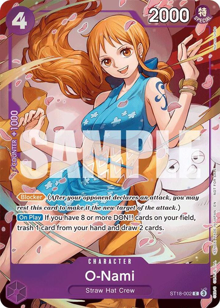 O-Nami One Piece TCG Card