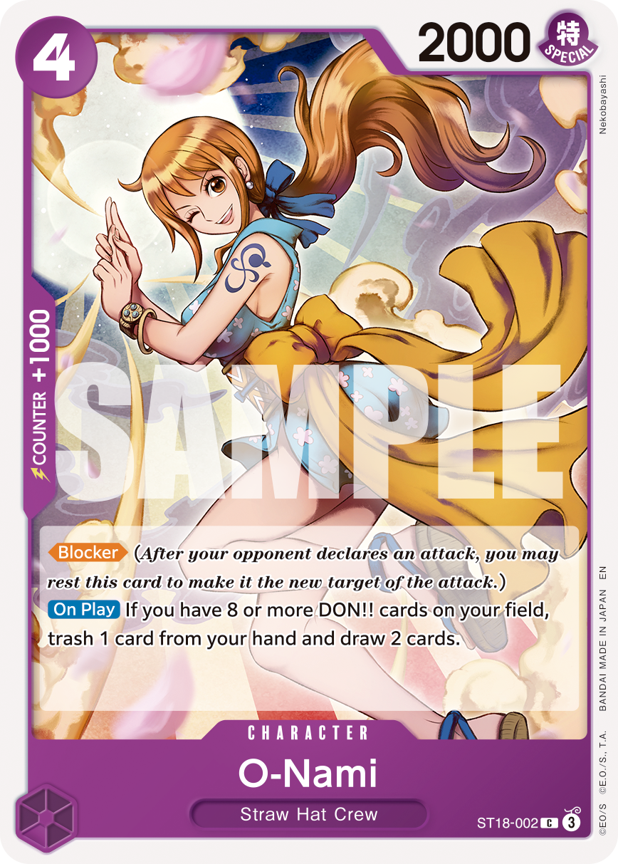 O-Nami One Piece TCG Card