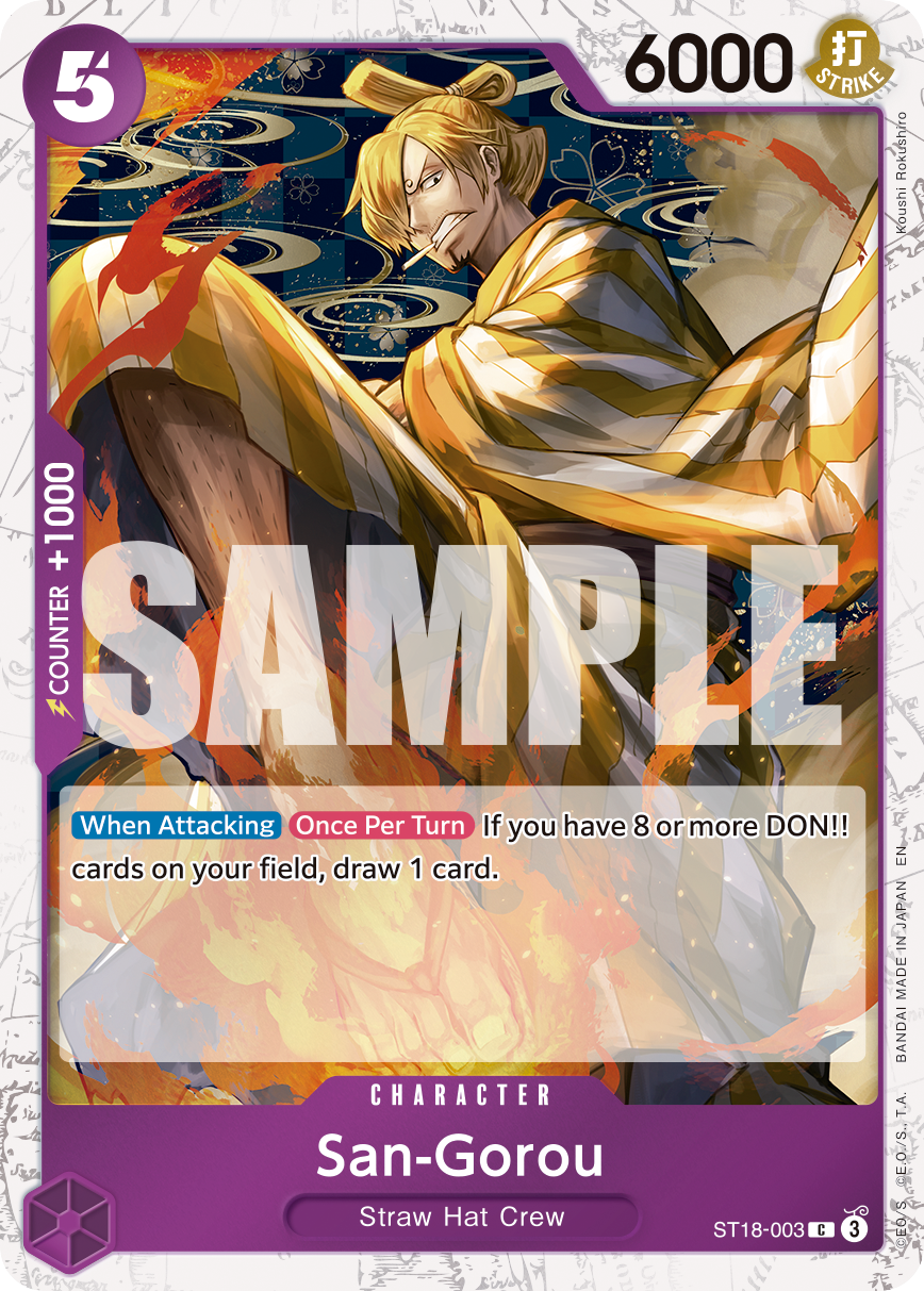 San-Gorou One Piece TCG Card