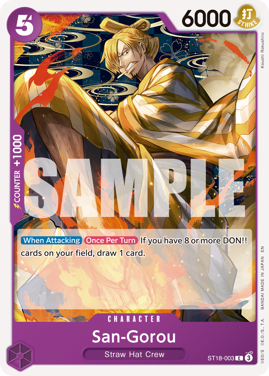 San-Gorou One Piece TCG Card