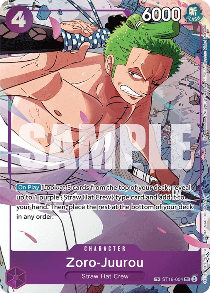 Zoro-Juurou One Piece TCG Card
