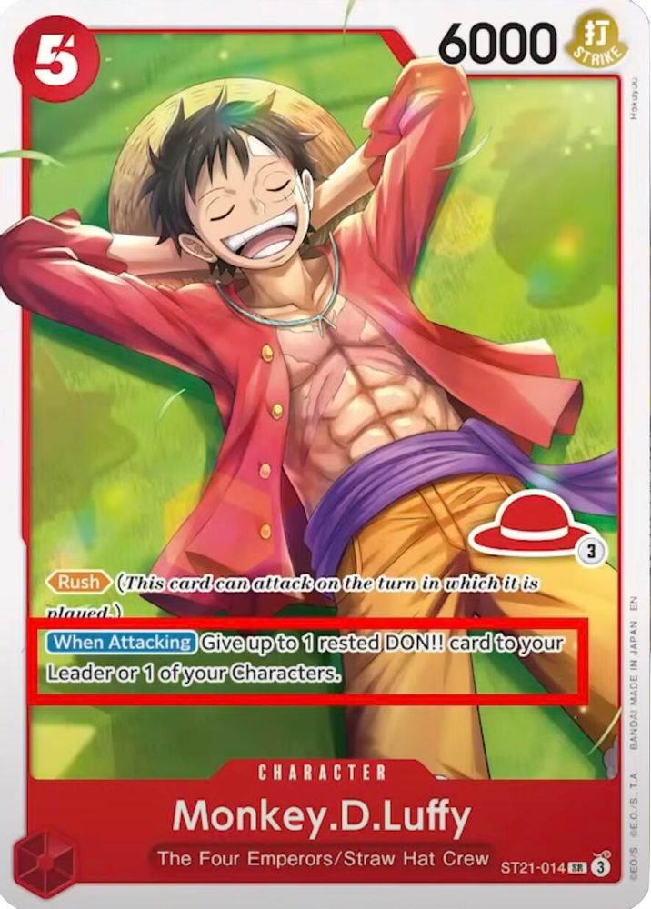 Monkey.D.Luffy One Piece TCG Card