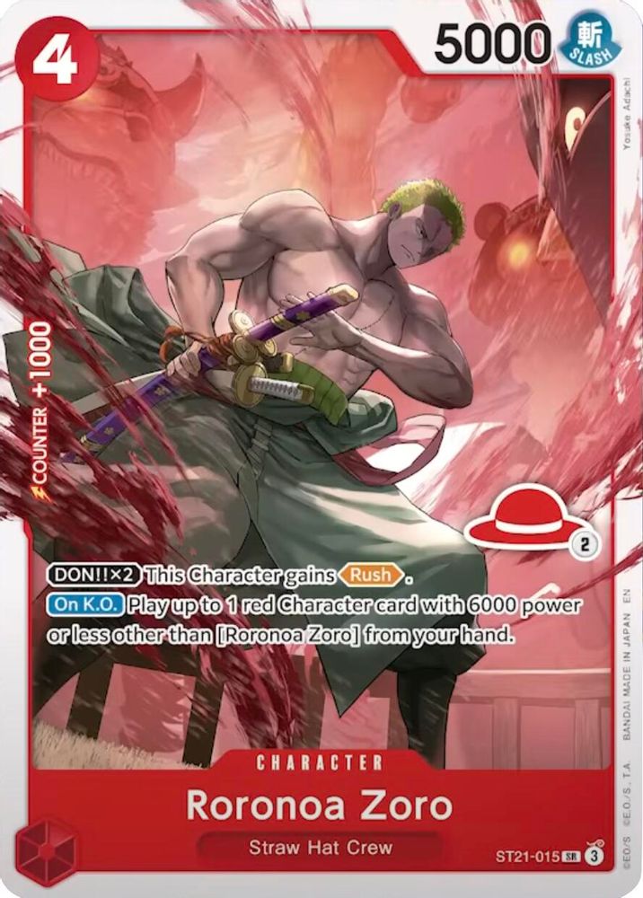 Roronoa Zoro One Piece TCG Card
