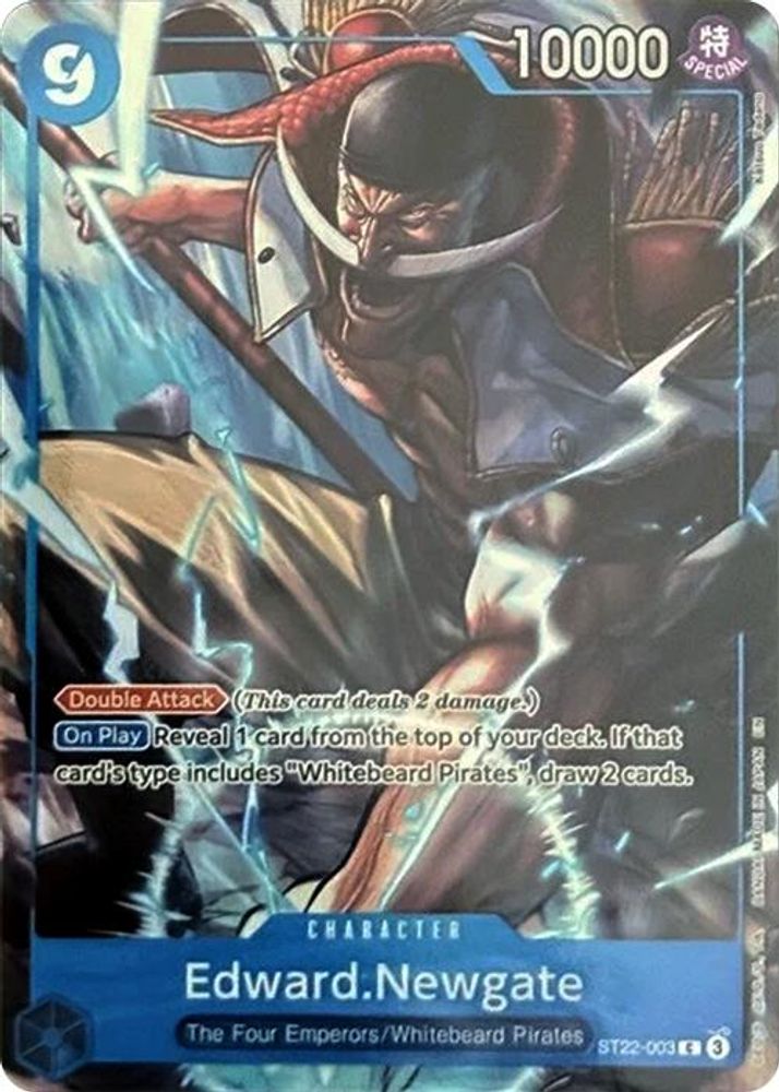 Edward.Newgate One Piece TCG Card
