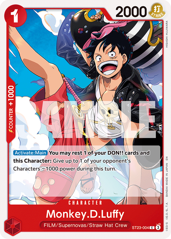 Monkey.D.Luffy One Piece TCG Card