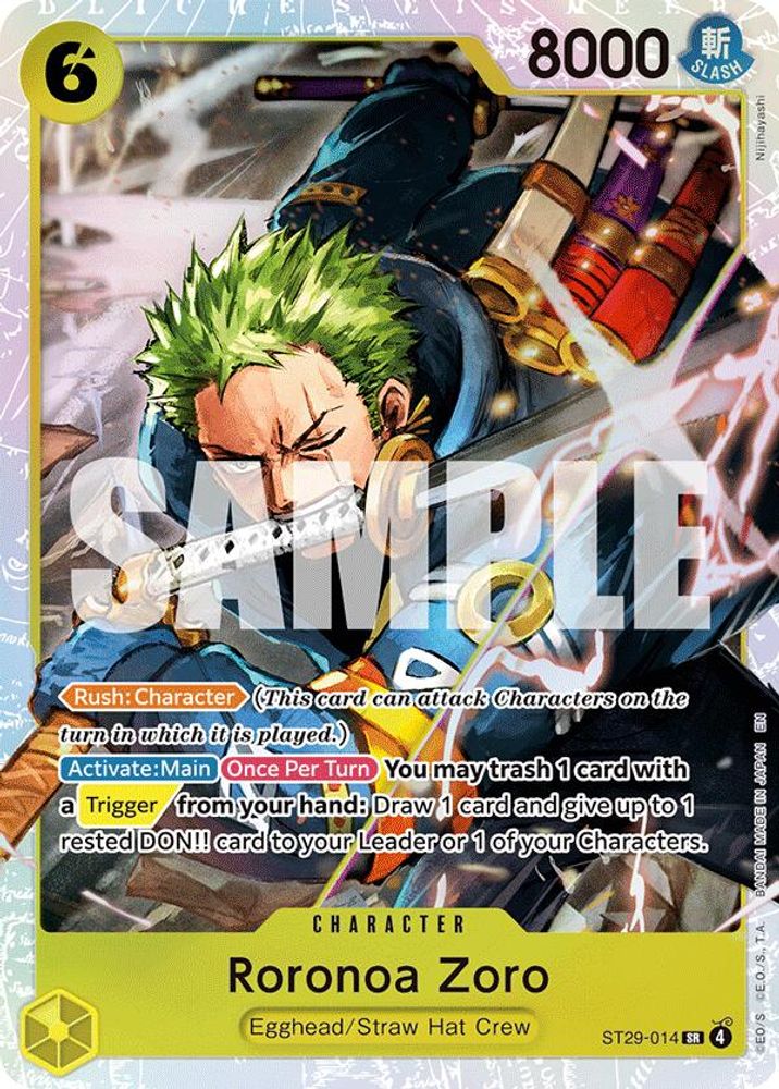 Roronoa Zoro One Piece TCG Card