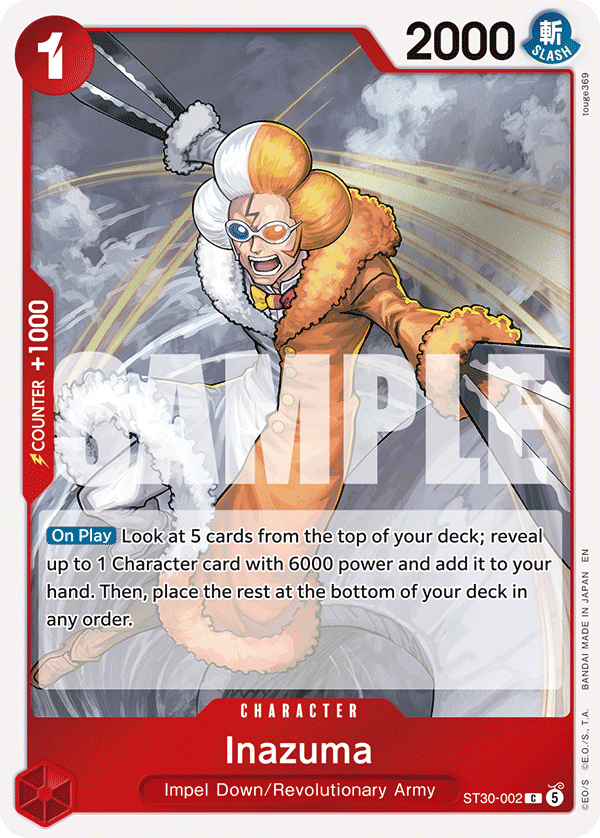 Inazuma One Piece TCG Card
