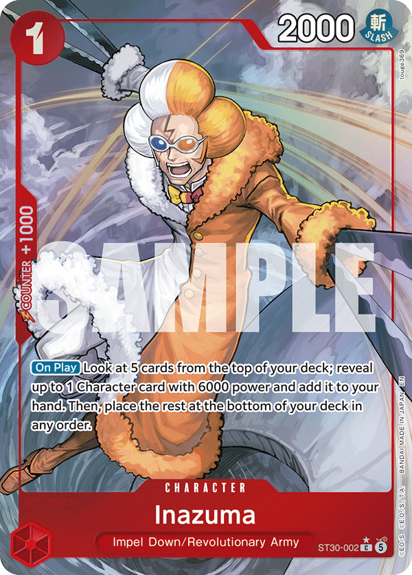 Inazuma One Piece TCG Card