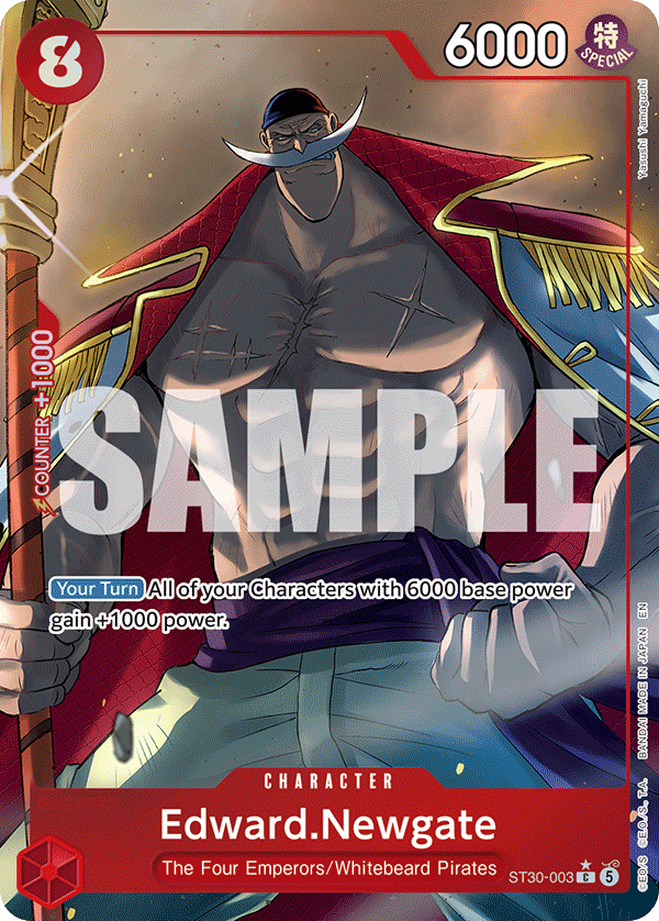Edward.Newgate One Piece TCG Card