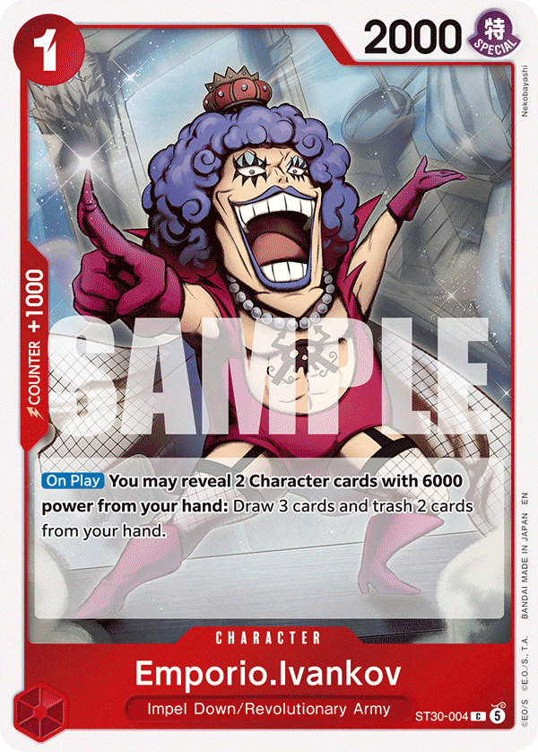 Emporio.Ivankov One Piece TCG Card
