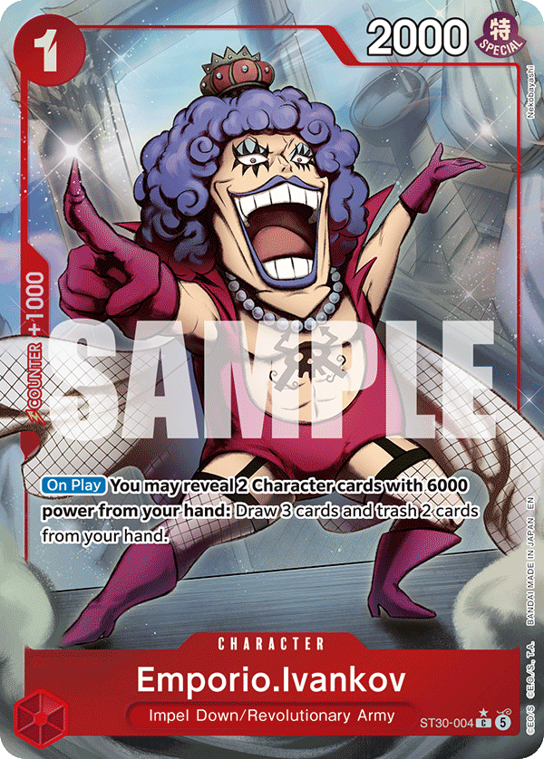 Emporio.Ivankov One Piece TCG Card