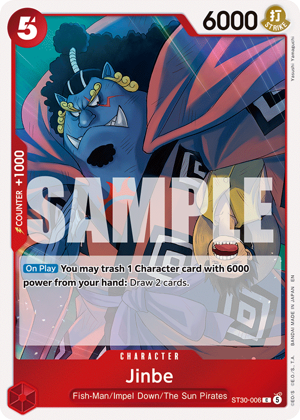 Jinbe One Piece TCG Card