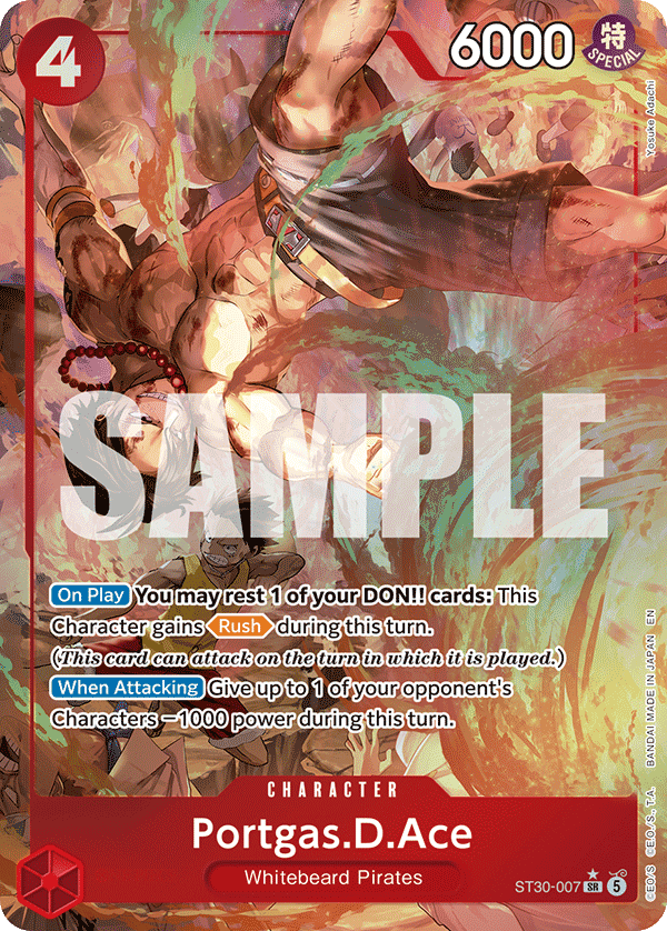 Portgas.D.Ace One Piece TCG Card