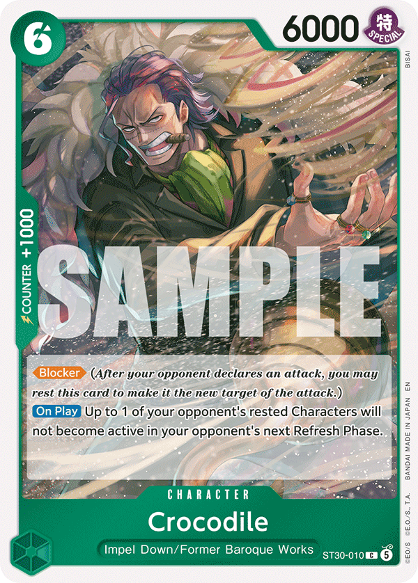Crocodile One Piece TCG Card