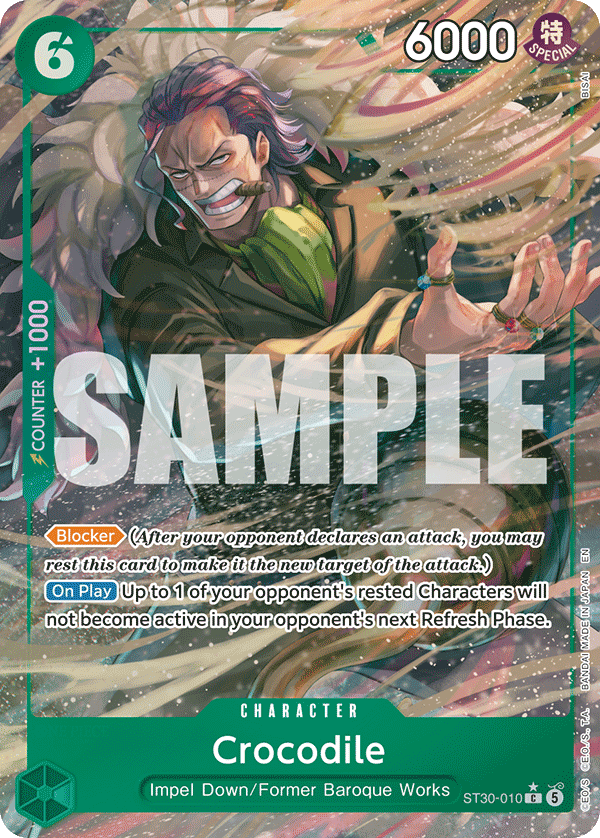 Crocodile One Piece TCG Card