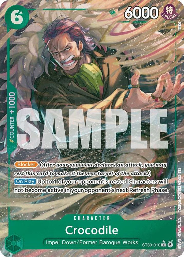 Crocodile One Piece TCG Card