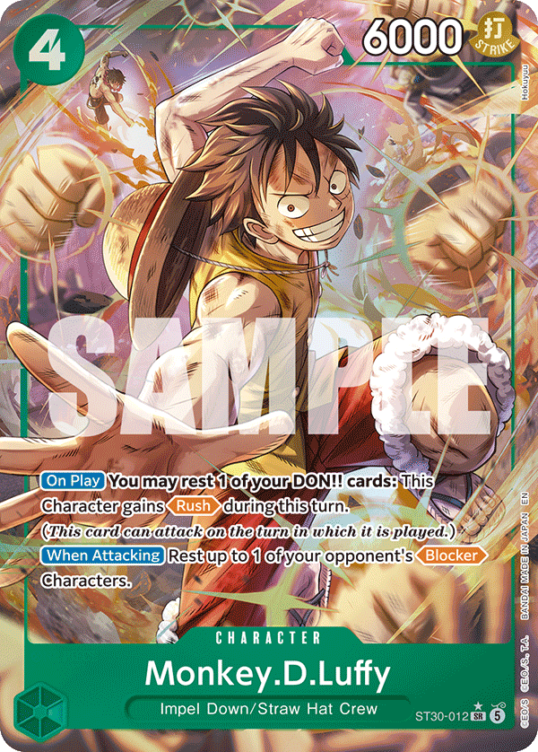 Monkey.D.Luffy One Piece TCG Card