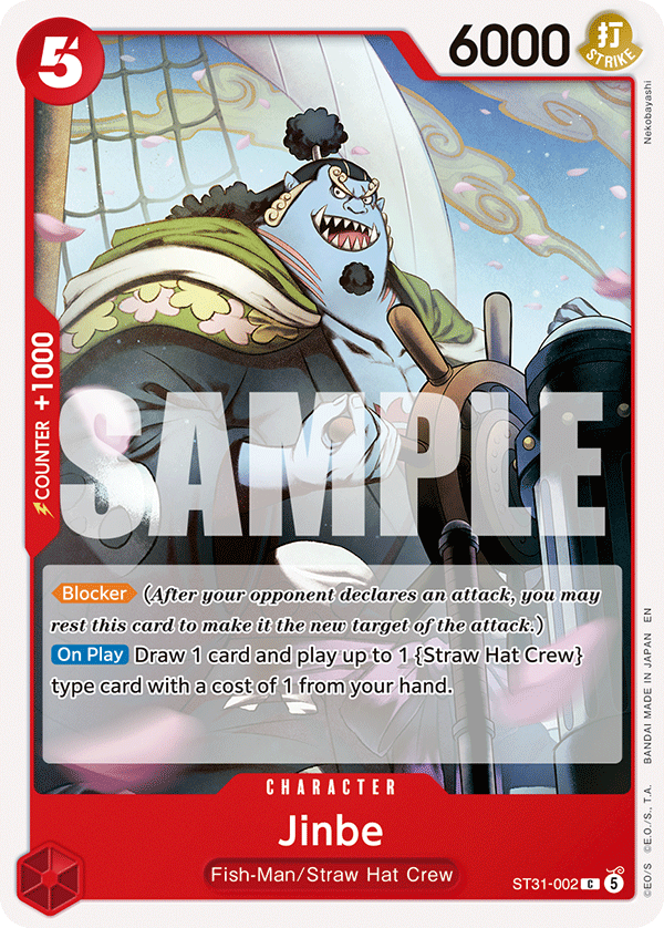 Jinbe One Piece TCG Card