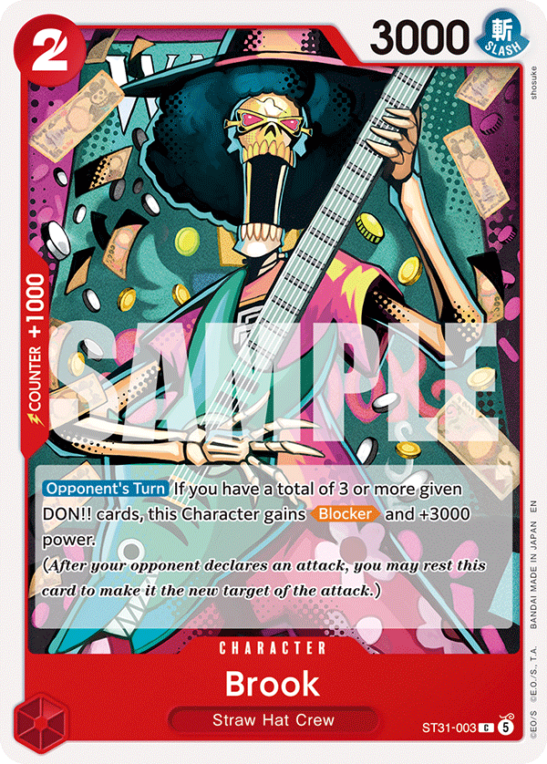 Brook One Piece TCG Card