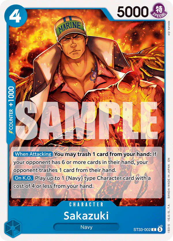 Sakazuki One Piece TCG Card