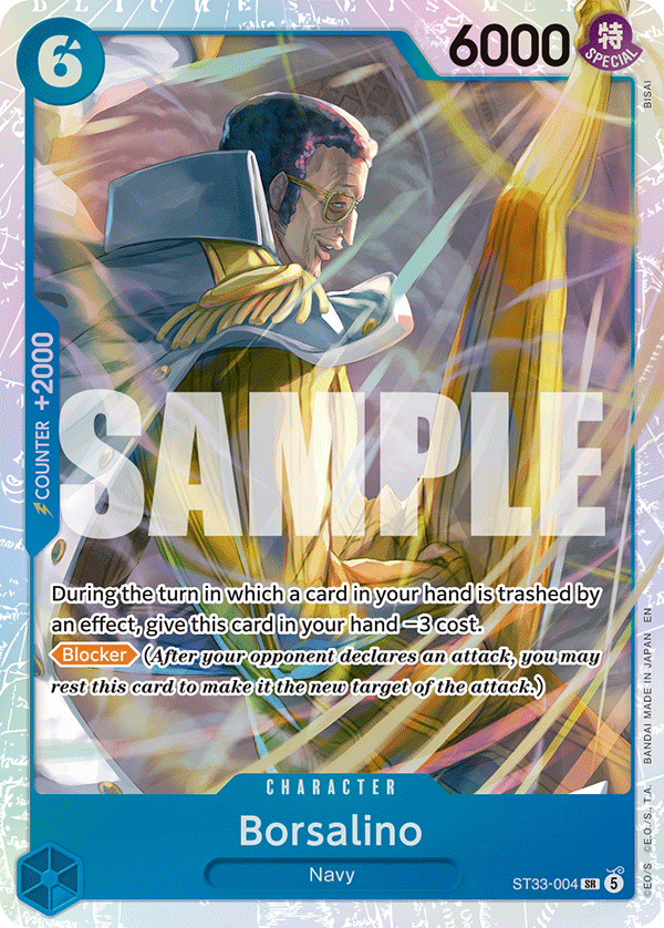 Borsalino One Piece TCG Card