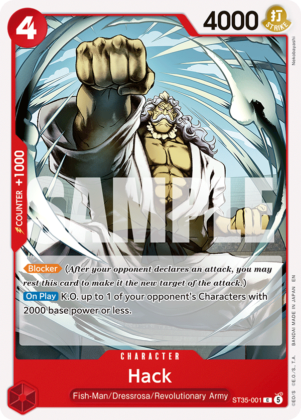 Hack One Piece TCG Card