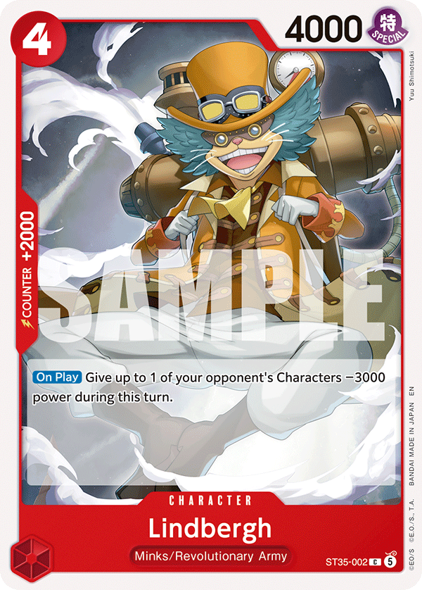 Lindbergh One Piece TCG Card