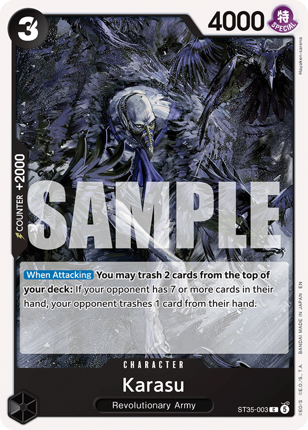 Karasu One Piece TCG Card
