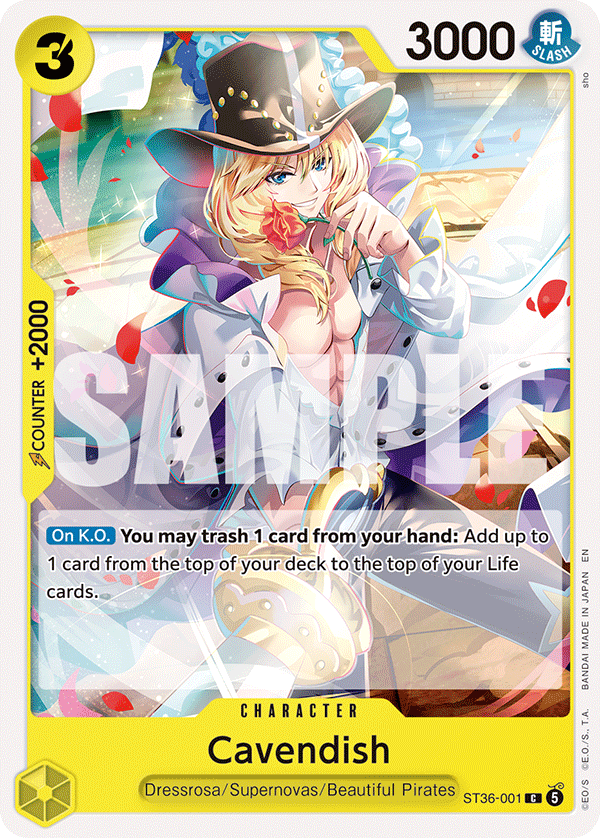Cavendish One Piece TCG Card