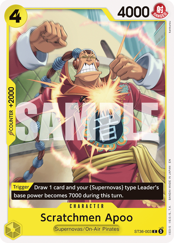 Scratchmen Apoo One Piece TCG Card