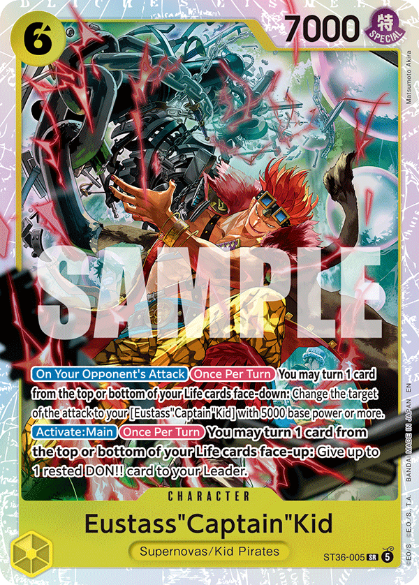 Eustass"Captain"Kid One Piece TCG Card