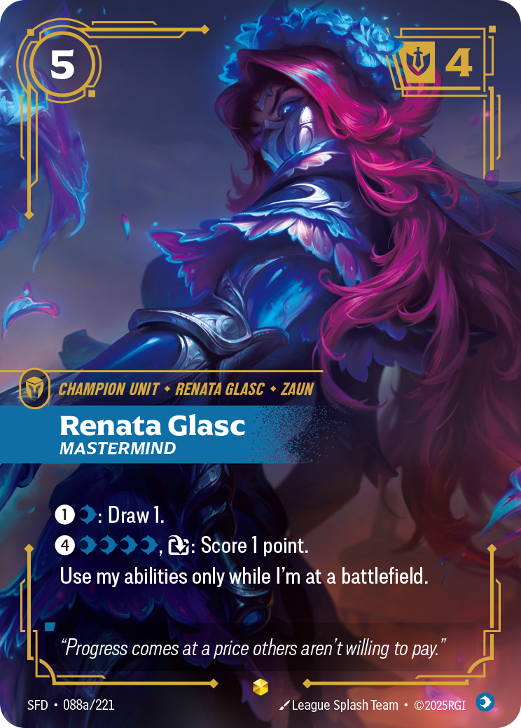 Renata Glasc, Mastermind