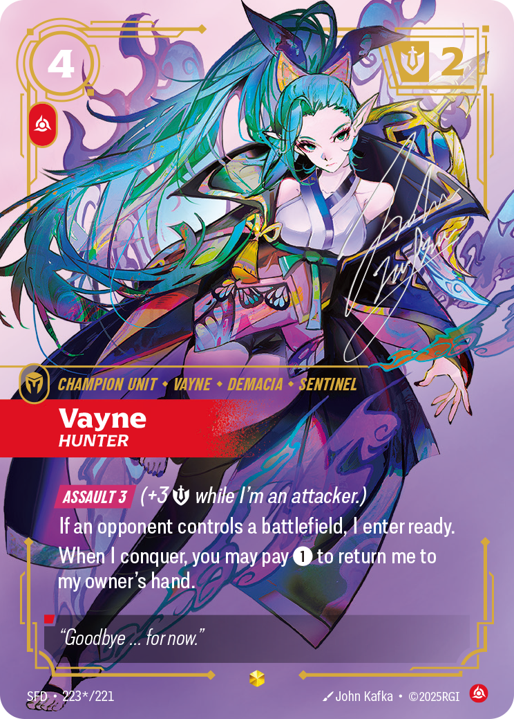 Vayne, Hunter