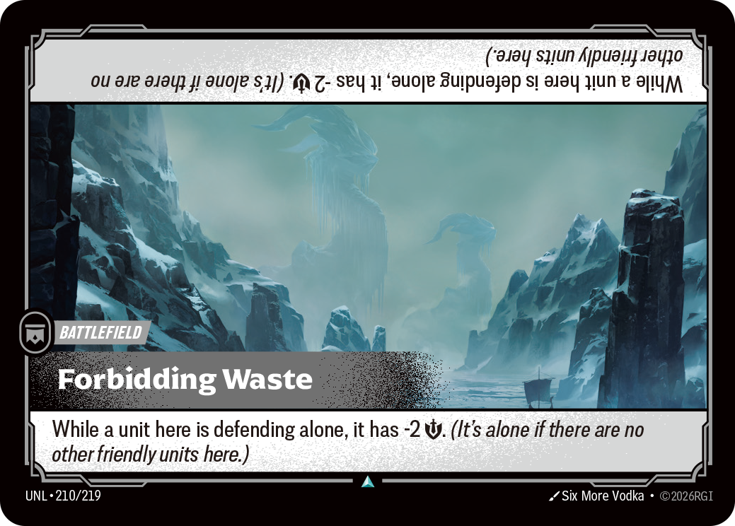 Forbidding Waste